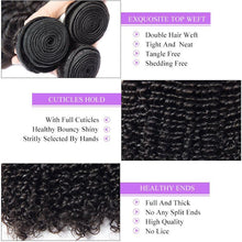 Load image into Gallery viewer, Malaysian Curly Weave Human Hair Extension Virgin Remy Hair 1 Bundle Deal On Sale