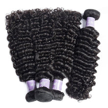 Load image into Gallery viewer, Unprocessed Virgin Brazilian Curly Remy Hair 1 Bundle Human Hair Extensions On Sale
