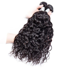 Load image into Gallery viewer, Good Quality Virgin Remy Indian Water Wave Human Hair Weave 1 Bundle