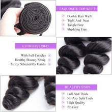 Load image into Gallery viewer, Unprocessed Mink Brazilian Loose Wave Virgin Remy Human Hair Extensions 1 Bundle Deal
