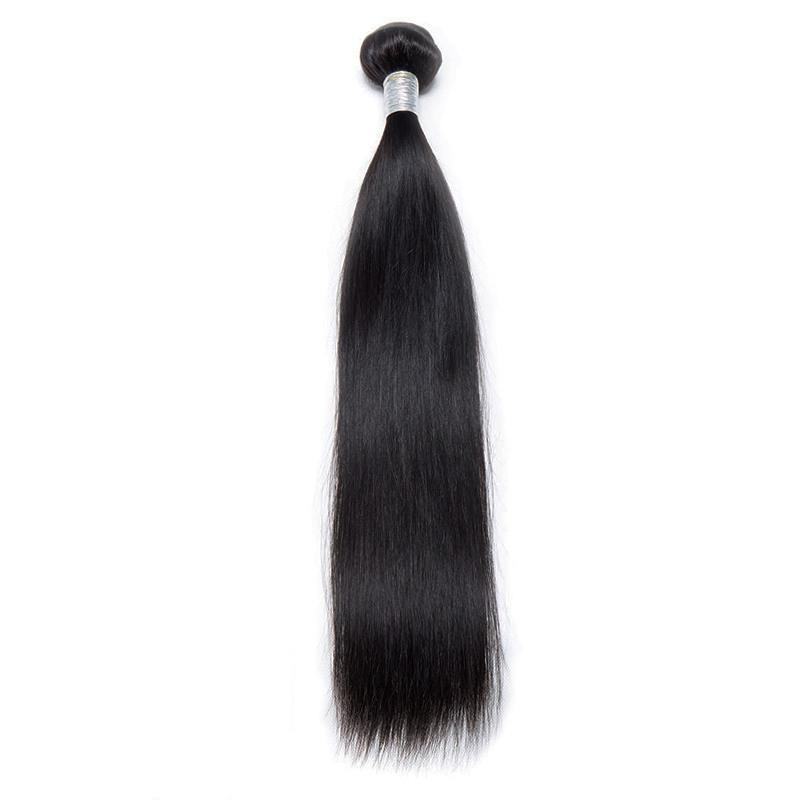 ModernShow Unprocessed Virgin Brazilian Human Hair Extensions 1Pcs Straight Bundle Deal